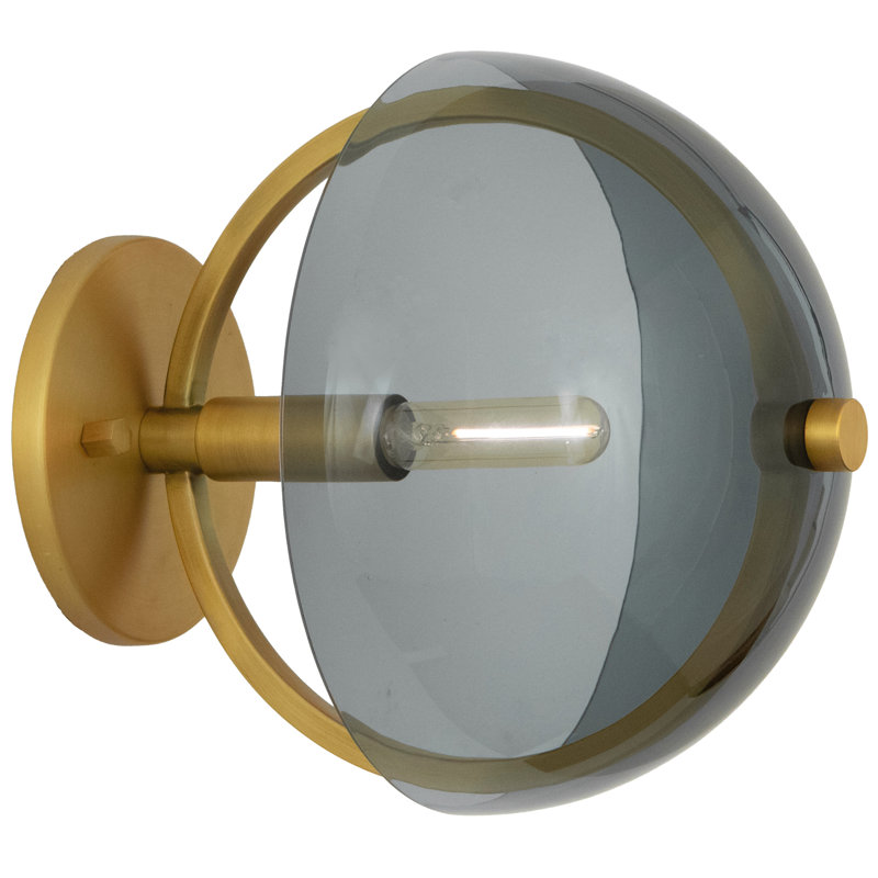 Mavisten Edition Copernica Wall Sconce - , Paint Metal, Brass, Clear