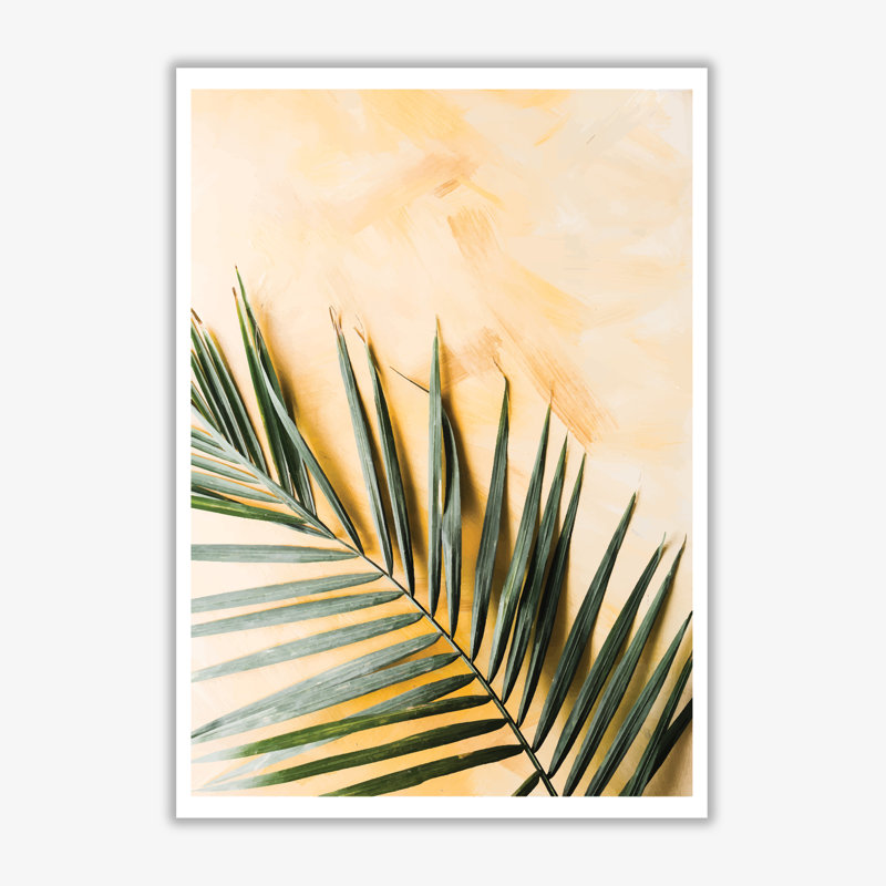 Palm Leaf - Print, No Frame, 85 cm H x 60 cm W x 1 cm D