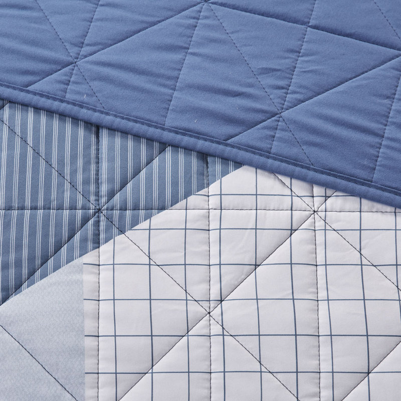 Literie Tamsyn, Courtepointe double / grand et 2 taies décorative