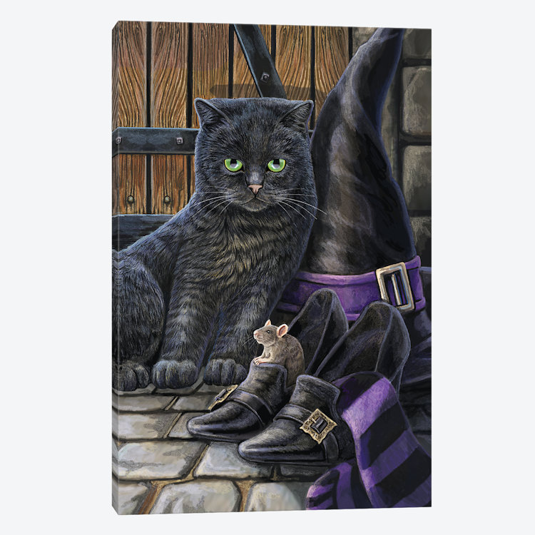 «Trouble and Squeak», impression sur toile, H 60 po x l 40po x P 1,5 po, Toile tendue, Pas de tapis