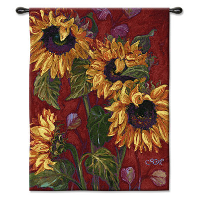 Tapisserie «Classical Sunflowers II» par White