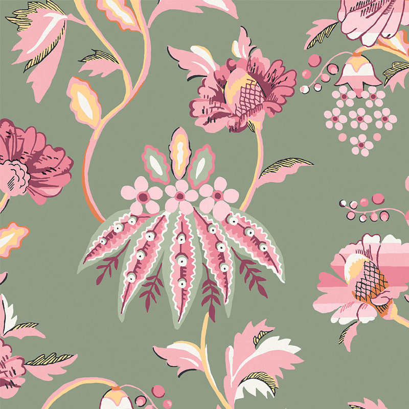 Cath Kidston Friendship Garden Sage, Green