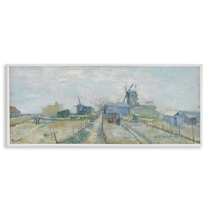 Art classique de giclées par potager classique Van Gogh par one1000paintings, H 10 po x l 24 po, Estampe numérique Farmhouse