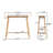 Bibi 47.24'' Solid Wood Home Bar-19110446