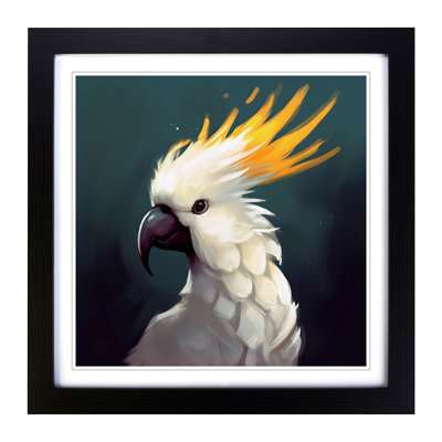 Cockatoo Conceptual Art - Framed Print