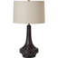 Lampe de table brun foncé 26,25 po Defeo