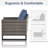 8 - Person Patio Conversation Set with Cushions-855819843