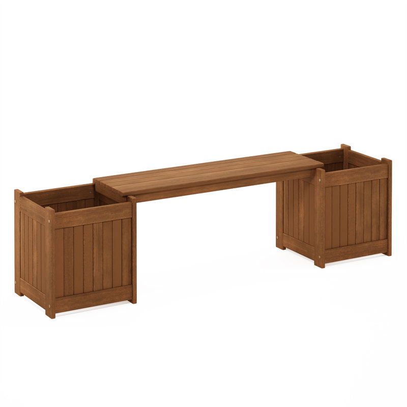 Fallah Raised Garden Bed, Brown