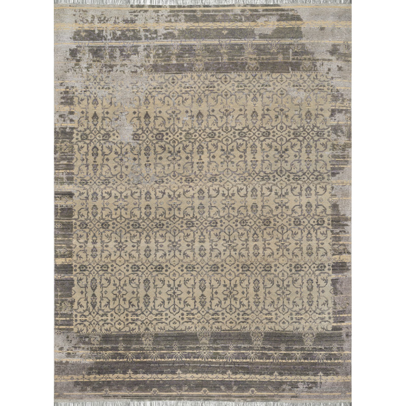 Oriental Indoor Rug, Rectangle 7'9" x 9'9"