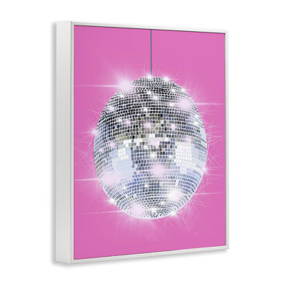 Boule disco scintillante, estampe numérique, design par Jen Bucheli