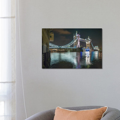 Tower Bridge, London 1 Piece Wrapped Canvas Wall Art