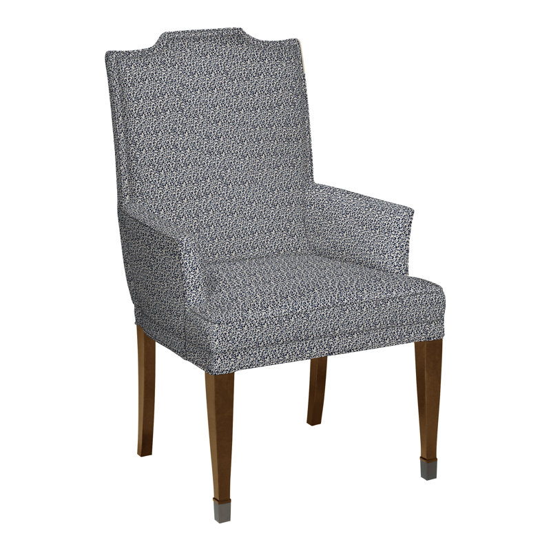 Travis By Michael Weiss Upholstered Arm Chair, Tommy Flax, Hampton, No