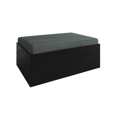 PET WOODEN BED IN BLACK
