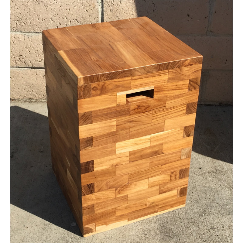 Lisnagarvey Solid Wood Accent Stool