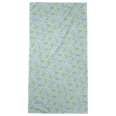 Serviette de plage trapézoïdes