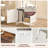 23.6"Farmhouse Nightstand with Charging Station, White Night Stand End Table with USB-1886114716