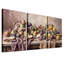Ensemble de 3 toiles vertes poires vertes et mauves sur toile tendue-1573363125