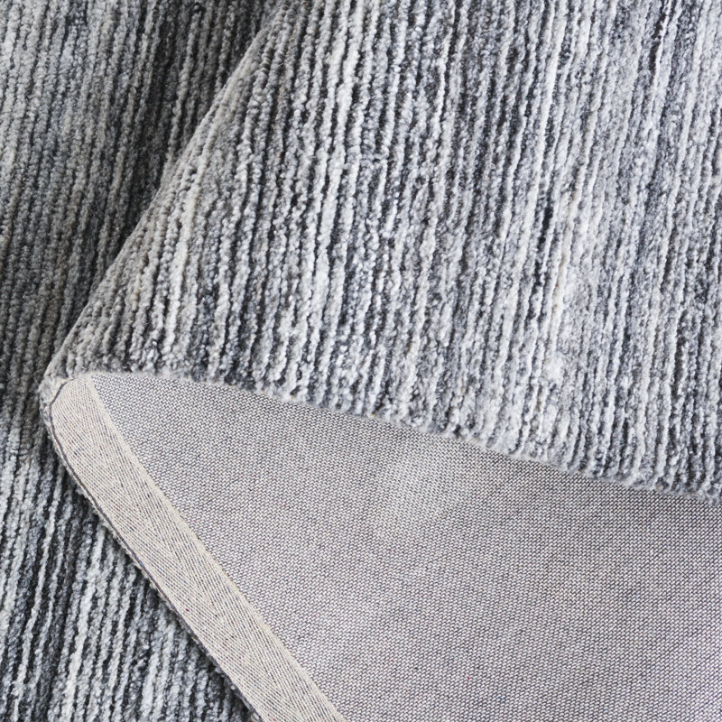 Vernisha Hand Tufted Pet Yarn Pile Rug, Rectangle 5' x 8'