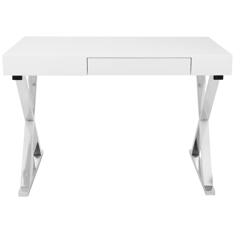 Bureau Luster Contemporary en blanc par Lumisource