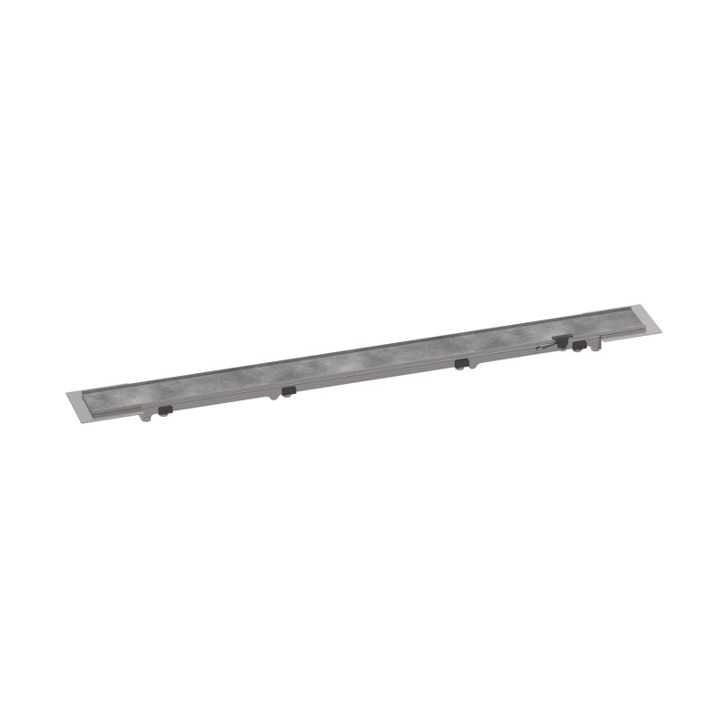 Rain Rock Trim Flex 27 5/8" Linear Grid Shower Drain