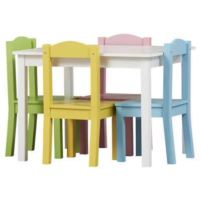 Kids 5 Piece Play Or Activity Table and Chair Set