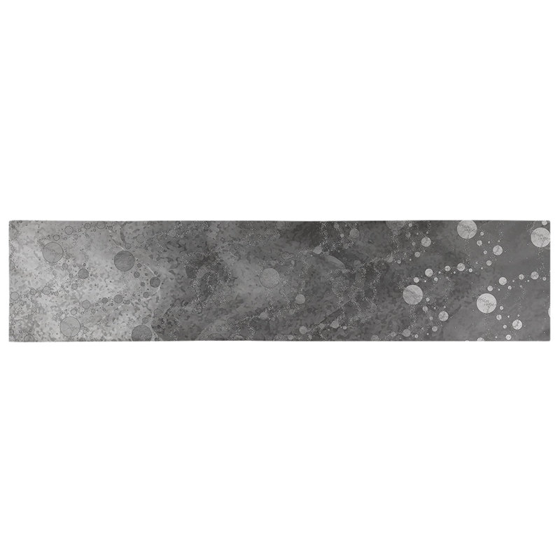 Avicia Table Runner, 90" x 16", Black/White