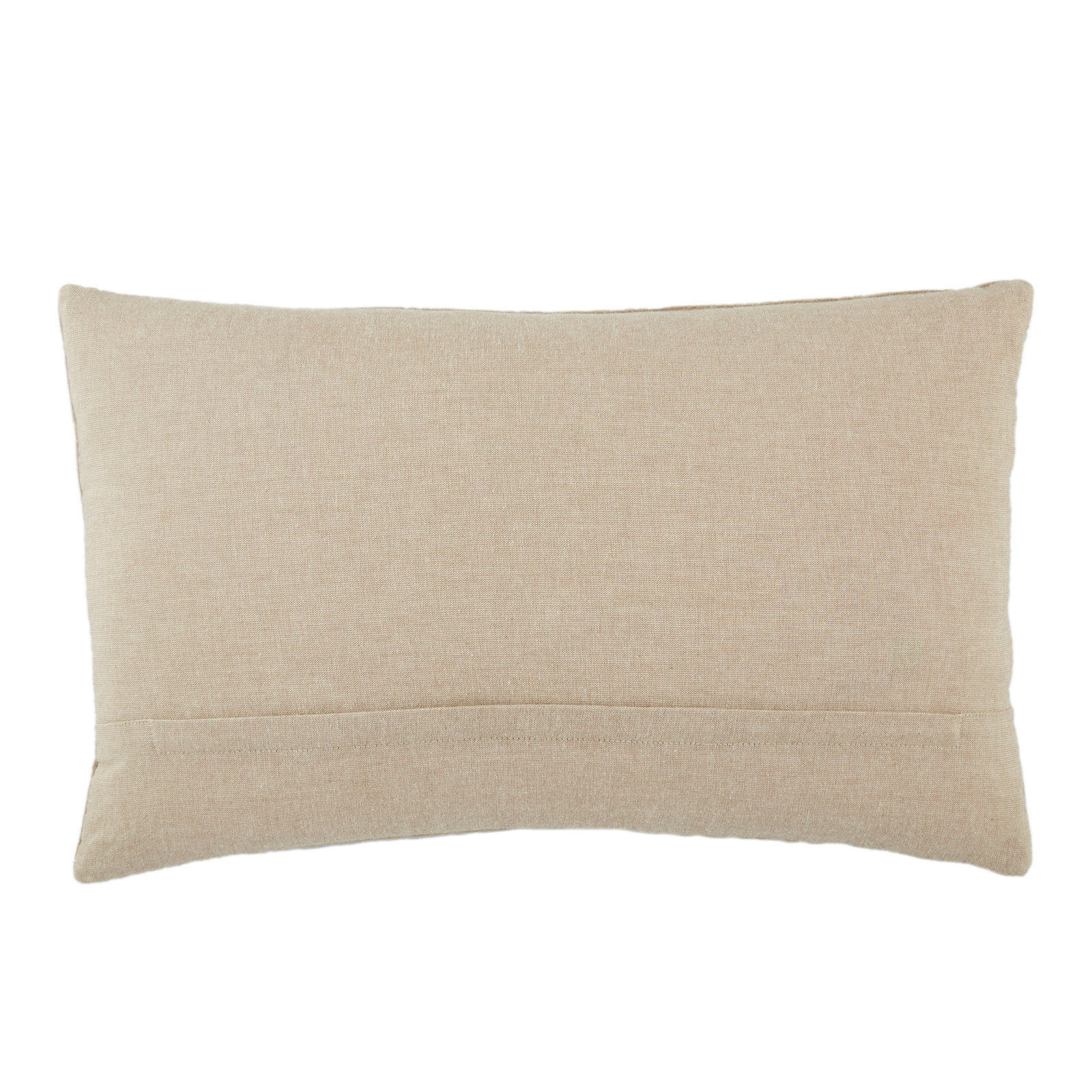 Gretchen Embroidered Cotton Lumbar Throw Pillow, Down
