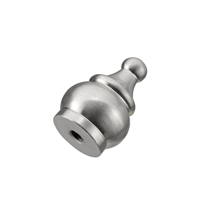 Lamp Finial, Brushed Nickel