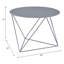 Epidia Grey Colour Display & Utility Accent Table-1371475642