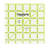 Omnigrip Neon Square Ruler, 5-1/2" x 5-1/2"