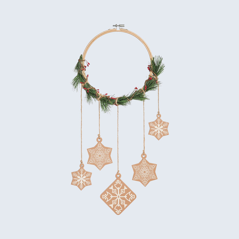 Wreath Snowflake Mobile