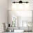 3-Light Black Bathroom Vanlity Light Over Mirror, Bathroom Light Fixtures with Frosted Glass Shade, Modern Wall Sconce Lighting, E26 Socket (Bulbs Not Included)-1478810963