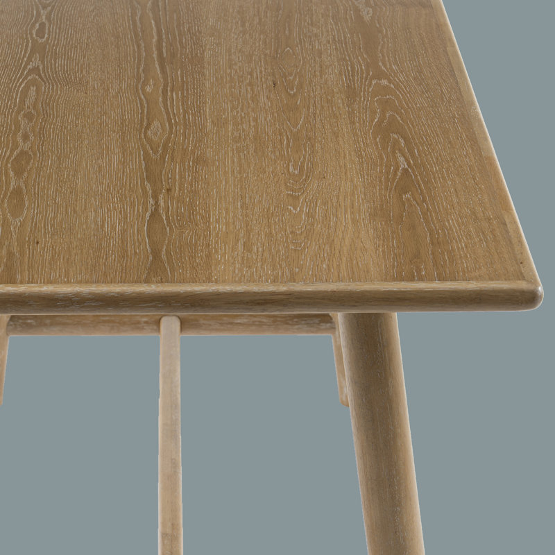 Table de salle à manger en bois massif, Naturel