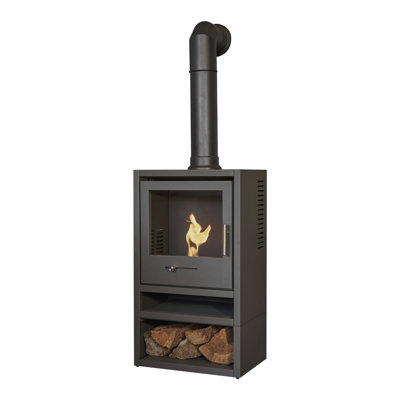 Lakeeva Ebern Designs 43cm W Grey Stove