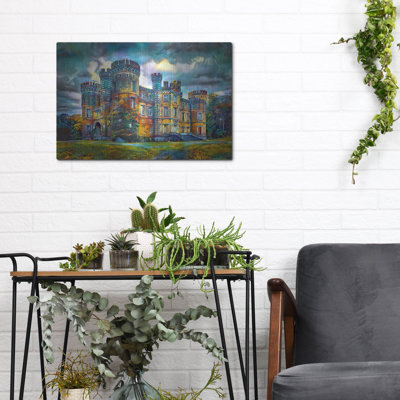  'Belgium Wallonia Hainaut Moulbaix Castle' by Pedro Gavidia Metal Wall Art