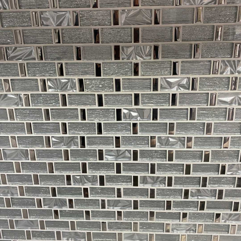 Wonderland 11'' x 14'' Glass Mosaic Wall Tile