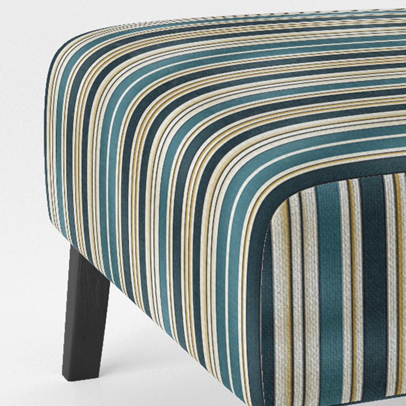 Fauteuil de chambre Serene Green Stripes