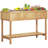 43.25" x 18" x 30" Raised Garden Bed Wooden Planter with Shelf-1486089410