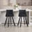 Velvet Upholstered Barstools set of 2-1937479432