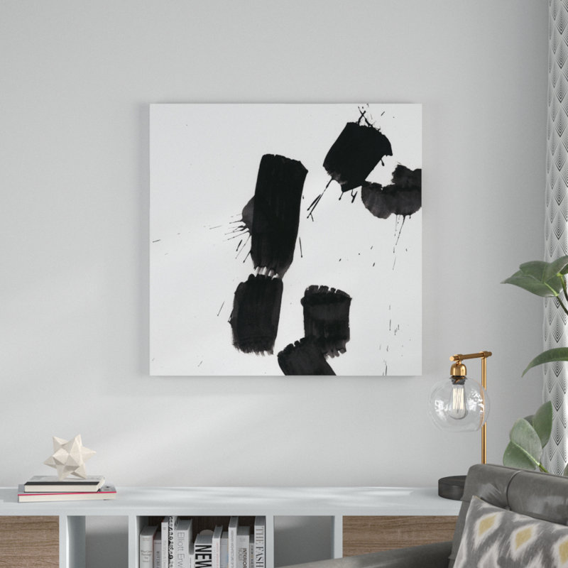 «Monicola Gestures VI» par June Erica Vess - reproduction d'art sur toile tendue, H 20 po x l 20 po