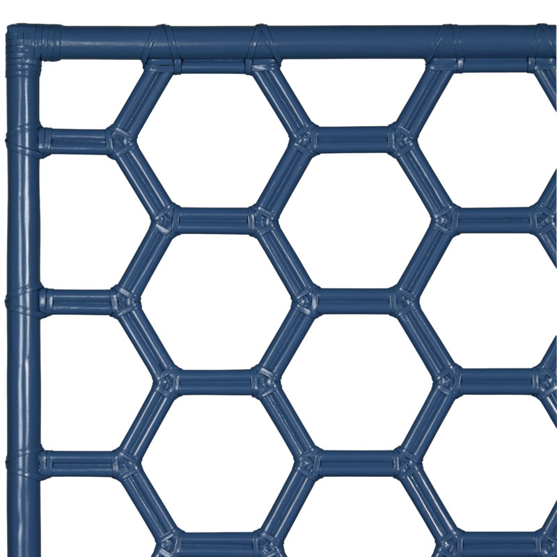 Honeycomb Standard Bed, King, Navy