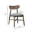 Orion Elegant Upholstered Solid Wood Dining Chair (Set of 2)-1757079932