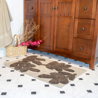 Elar Cotton Blend Non-Slip Bath Rug