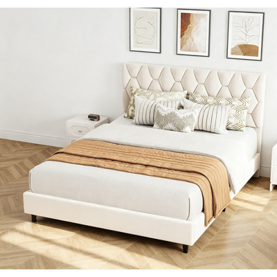 Upholstered Platform Bed Frame