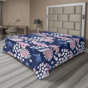 Violet foncé, bleu, rose / floral