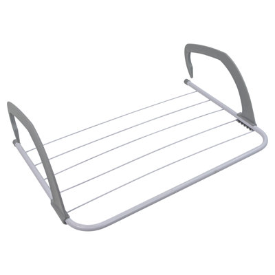 JVL Strong Winged Clothes Drying Airer - 20M, White