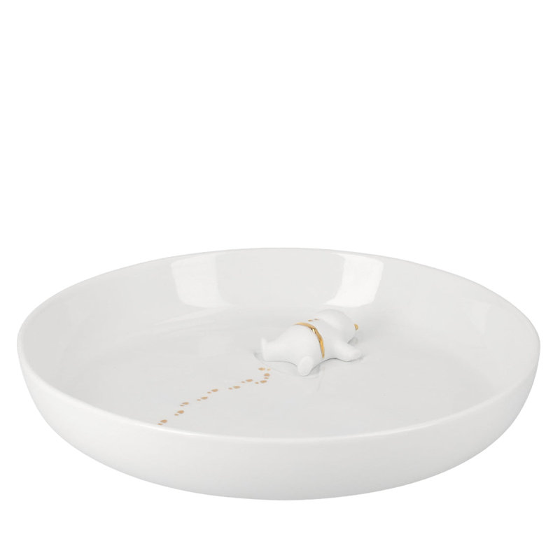 Plat en porcelaine Santa Snow Angel