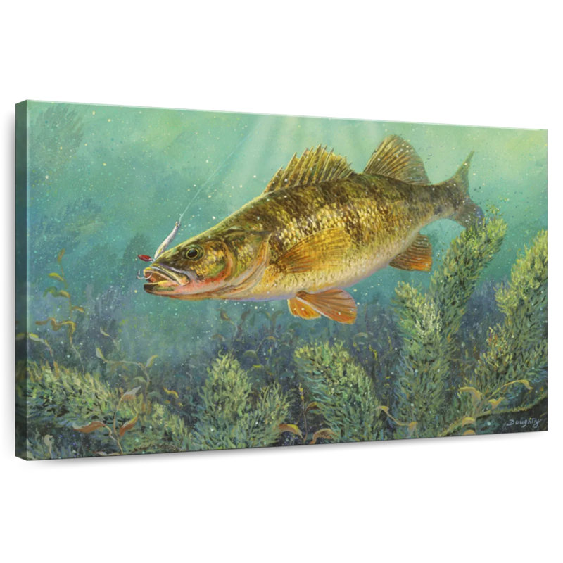 Brampt Perch Fish, 34" H x 51" W