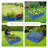 Rondrick Galvanized Steel Outdoor Raised Garden Bed - Blue - 4' W x 4' D x 1' H-299907383-296716466