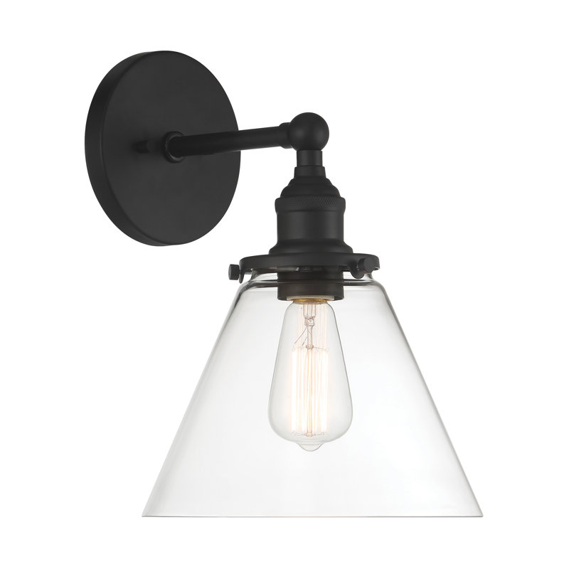 Breakwater Bay Adeen - Applique murale 1 Lt, Charbon